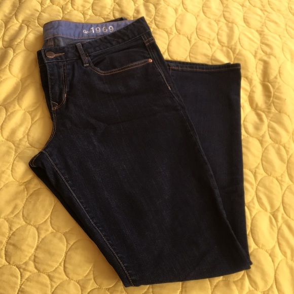 Dark washed Always Skinny Gap Jeans size 14 - Picture 1 of 4